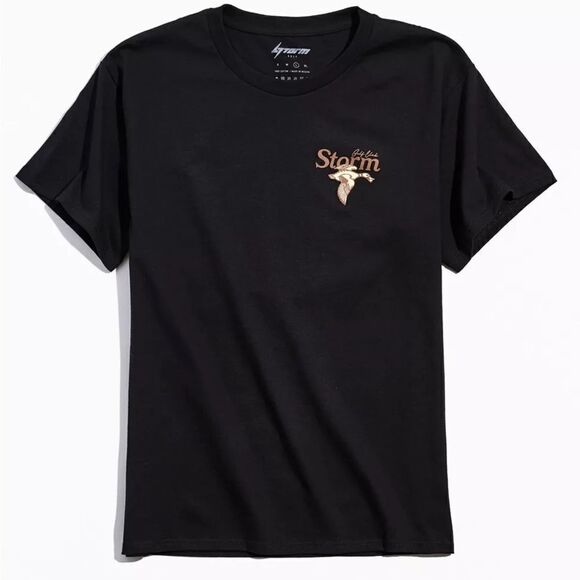 Urban Outfitters NWT Storm Golf Flockin T-Shirt Black Size Small - Picture 1 of 12